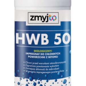 HWB 50 - impregnat EKOLOGICZNY do chłonnych powierzchni betonowych, ZMYJTO